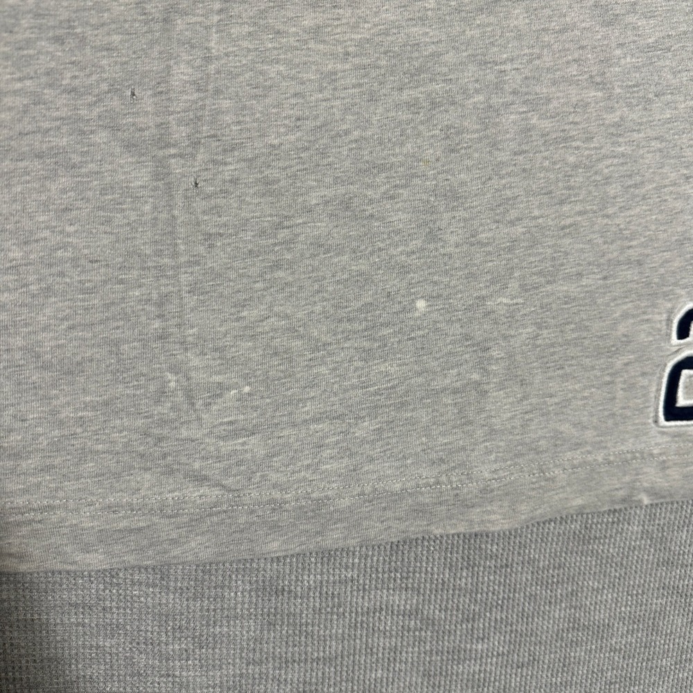 Aeropostale Raglan Baseball Long Sleeve Shirt Aero Logo‎ Navy Blue Gray Mens L - Picture 5 of 9